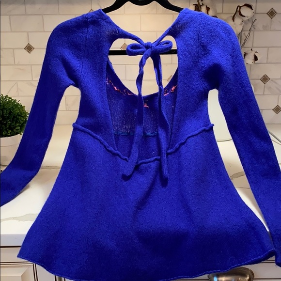 FREE PEOPLE ANGORA JEWEL SWEATER - Picture 6 of 7